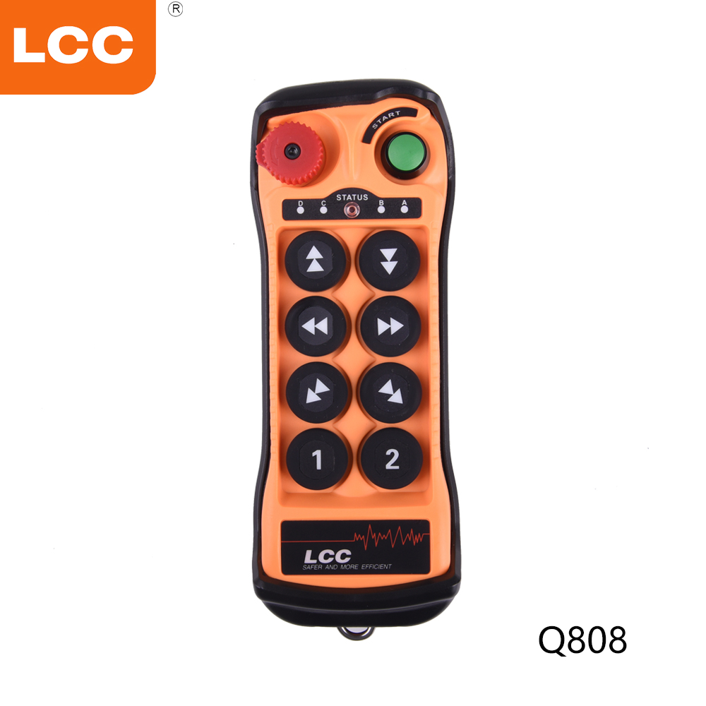Q808 Hoist Wireless Industrial Pendant Remote Control Station Switch