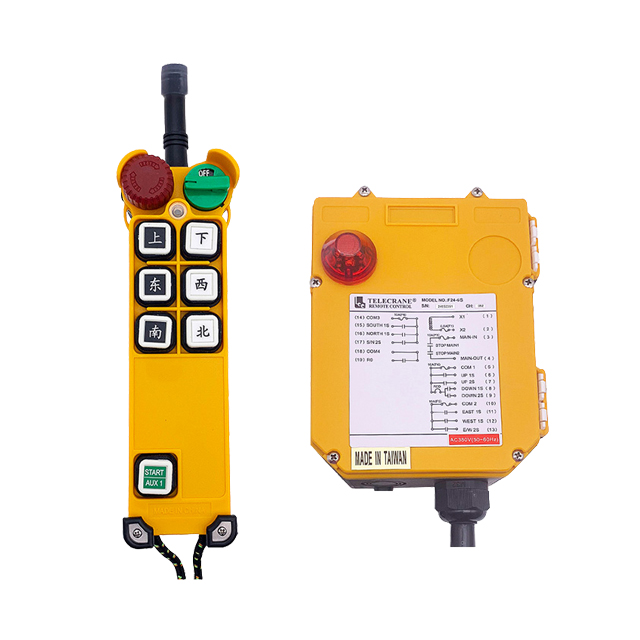 F24-6S Industrielle 24 Volt Funkbatterie Betonpumpe Fernbedienung für Kran