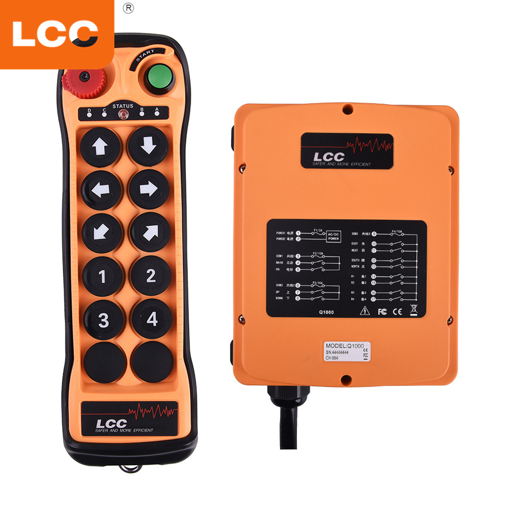 Q1000 10 Schlüssel Laufkran-LKW-Radio-Hebezeug-Funkfernbedienung